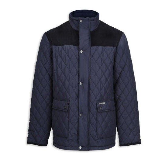 Country Estate - Lewis Quilted Jacket - Navy