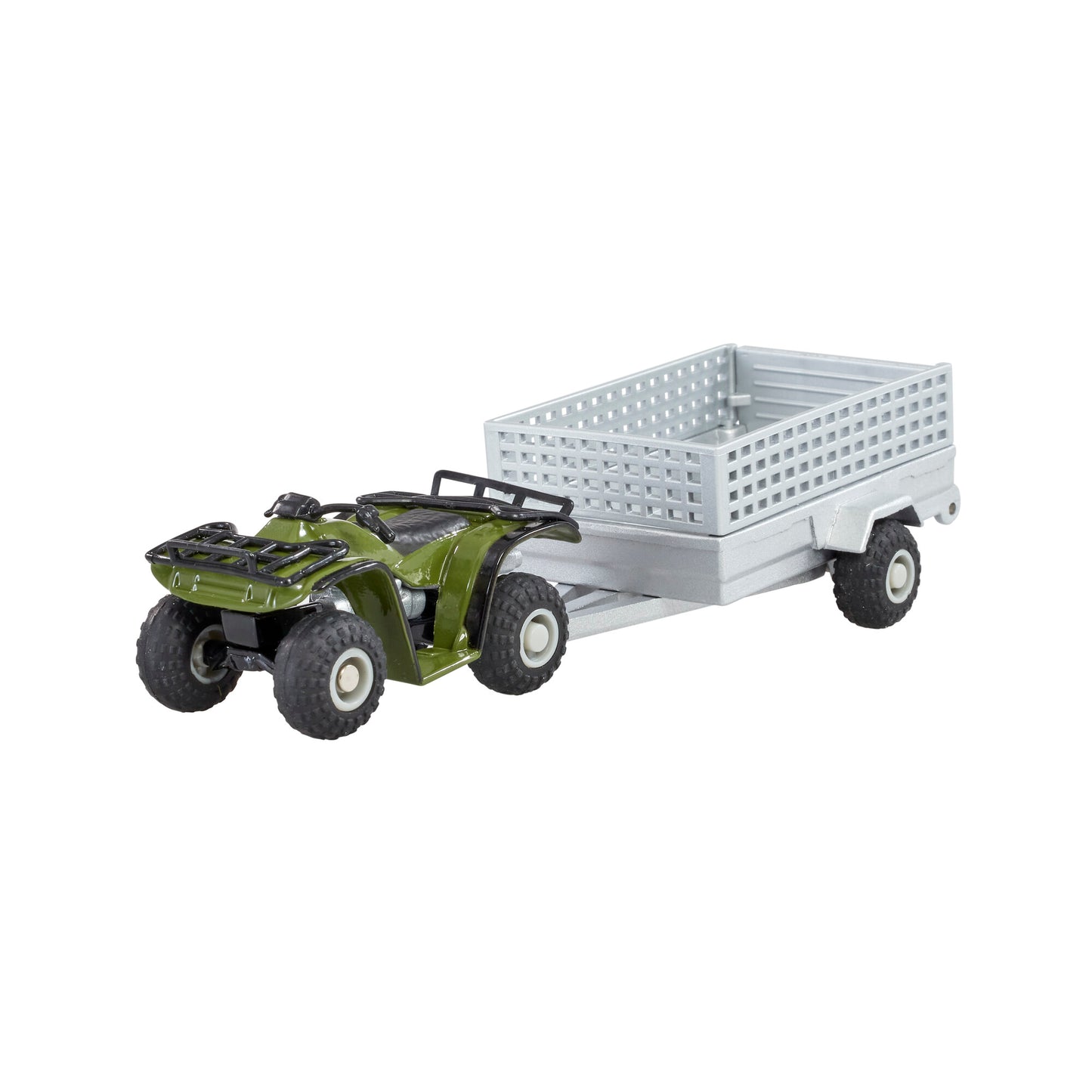 BRITAINS ATV QUAD BIKE & TRAILER SET