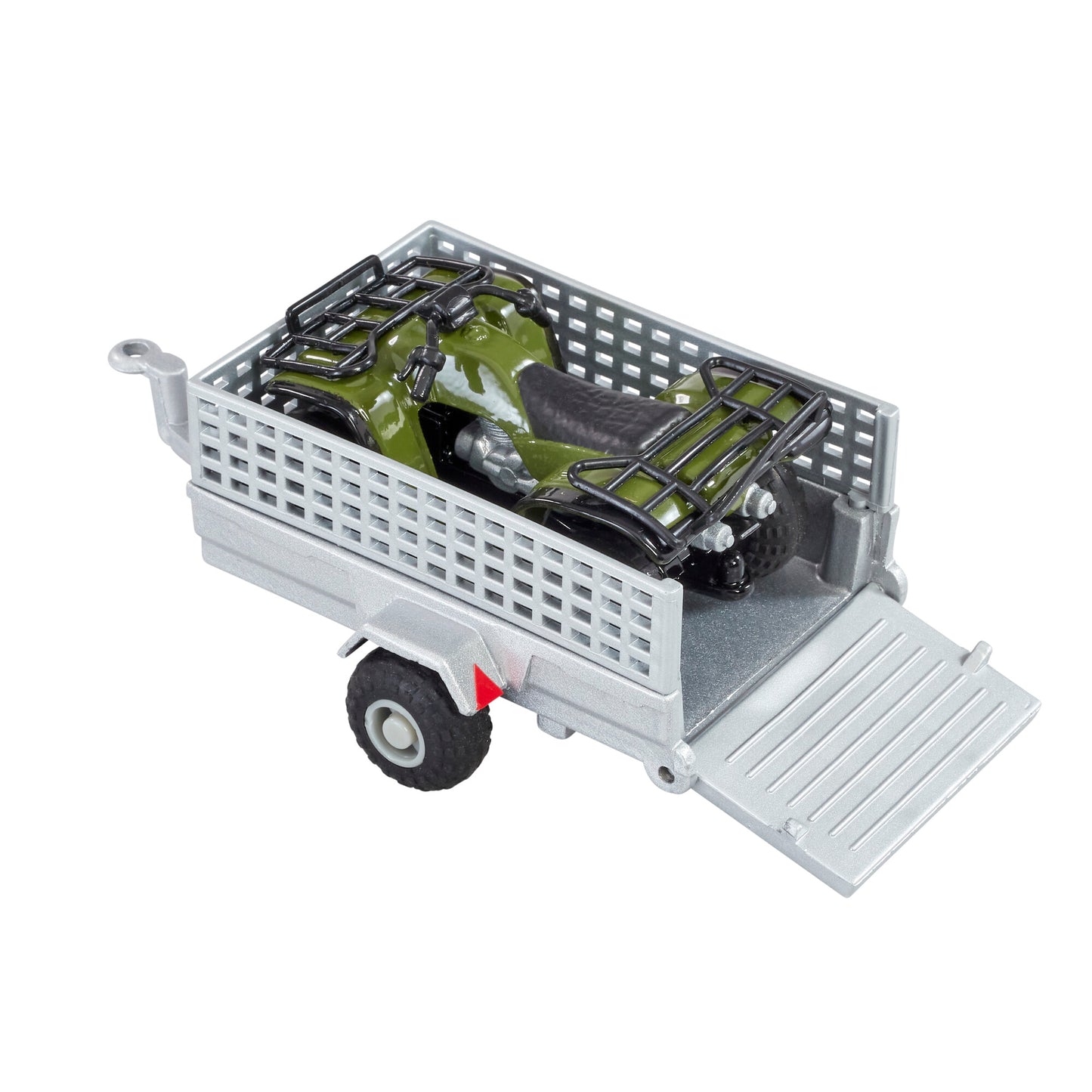 BRITAINS ATV QUAD BIKE & TRAILER SET