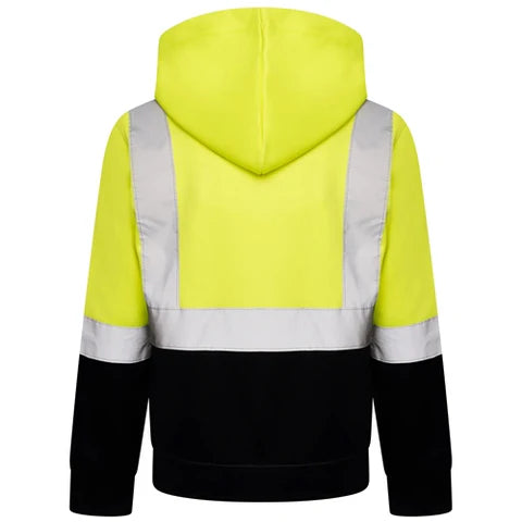 KIDS HOODY - HI VIS YELLOW