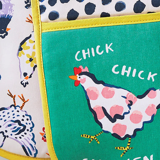 CHICK CHICKEN - DOUBLE OVEN GLOVE
