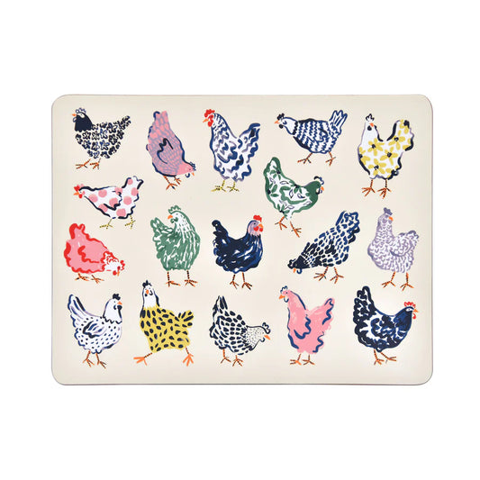 CHICK CHICKEN PLACEMAT - 4 PACK