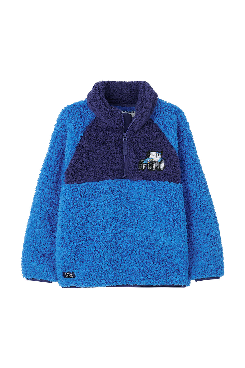 CADEN FLEECE - BLUE TRACTOR