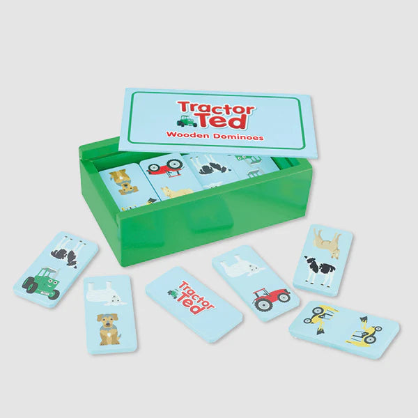 TRACTOR TED - WOODEN FARM DOMINOES
