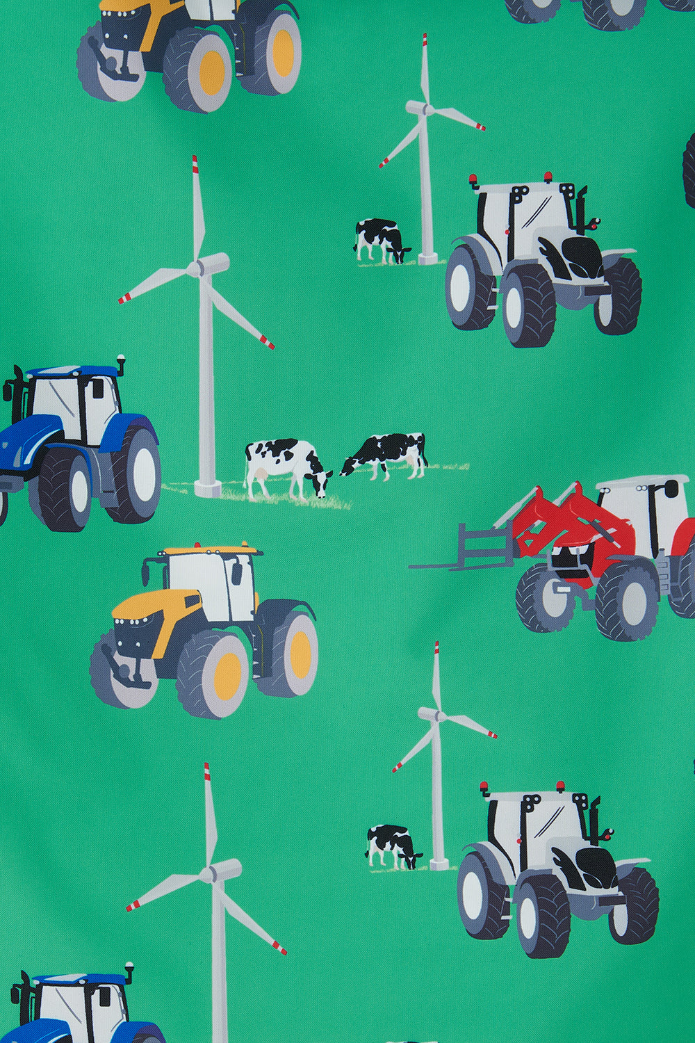 Ethan Jacket - Tractor Wind Turbine Print