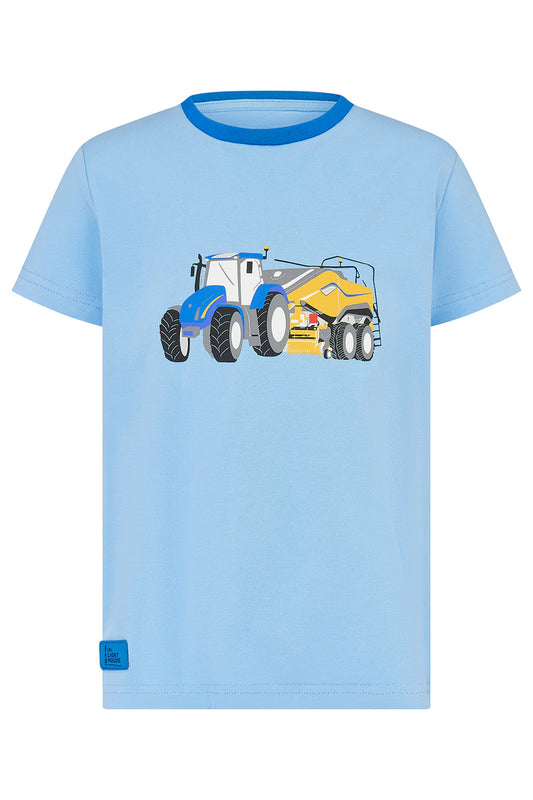 OLIVER SHORT SLEEVE TOP - BLUE BALER