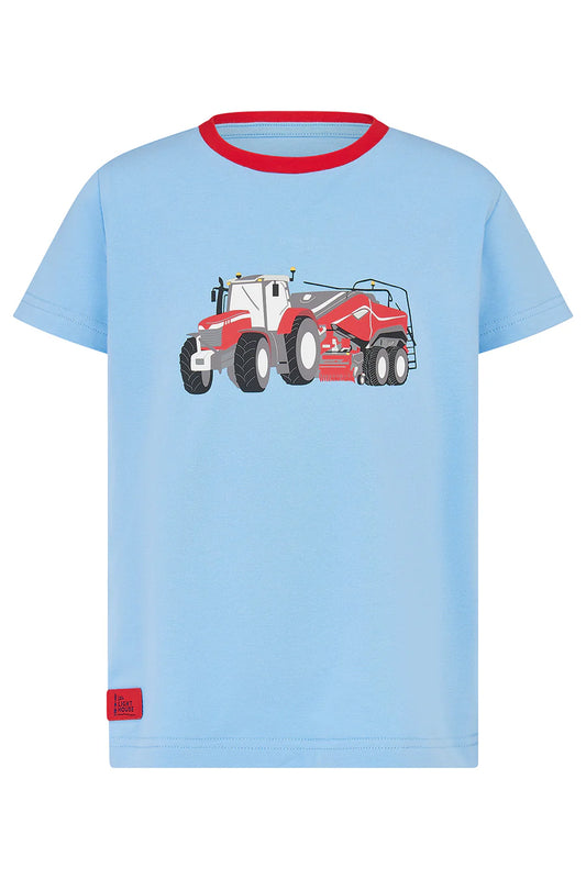 OLIVER SHORT SLEEVE TOP - RED BALER