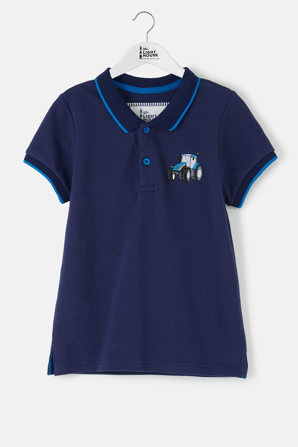 PIER POLO T-SHIRT - BLUE TRACTOR