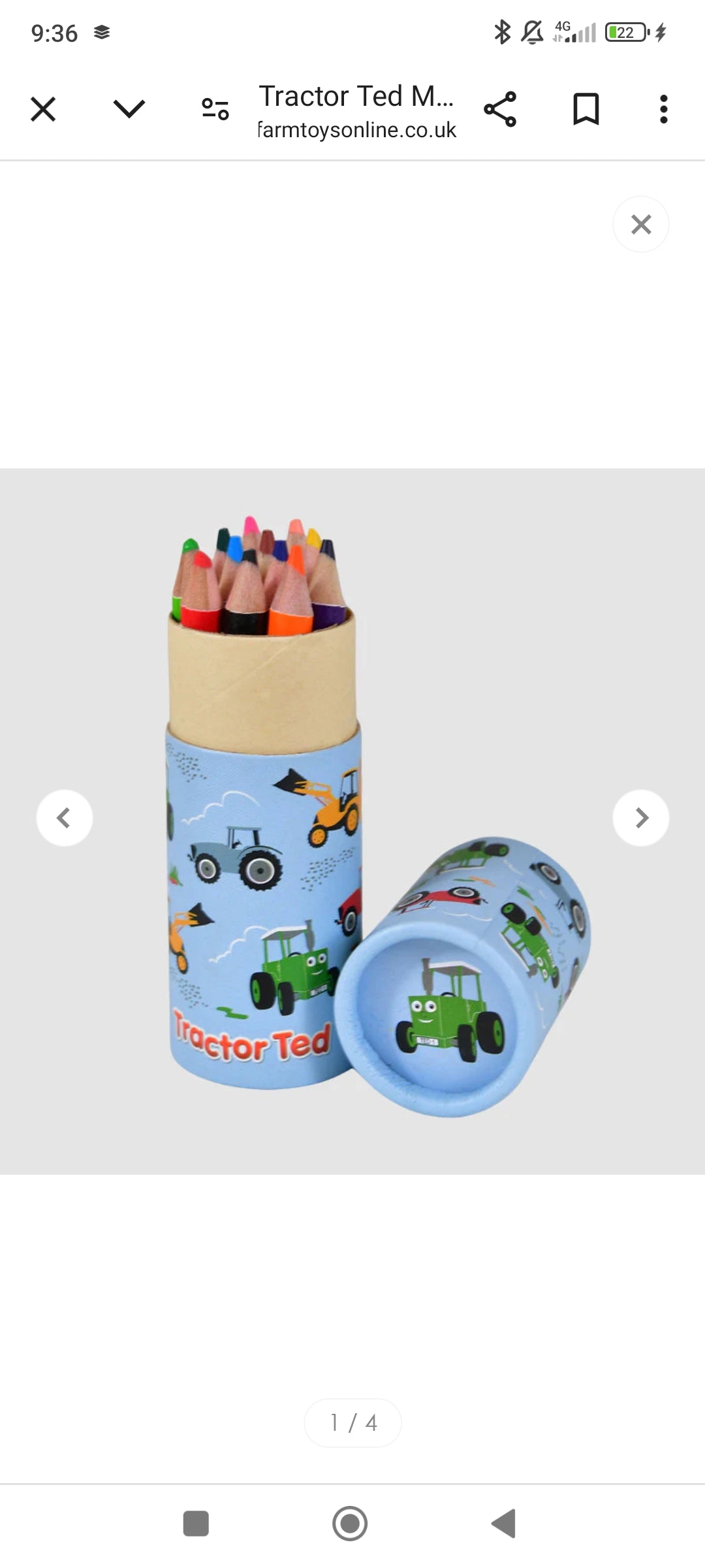 TRACTOR TED MINI PENCIL'S