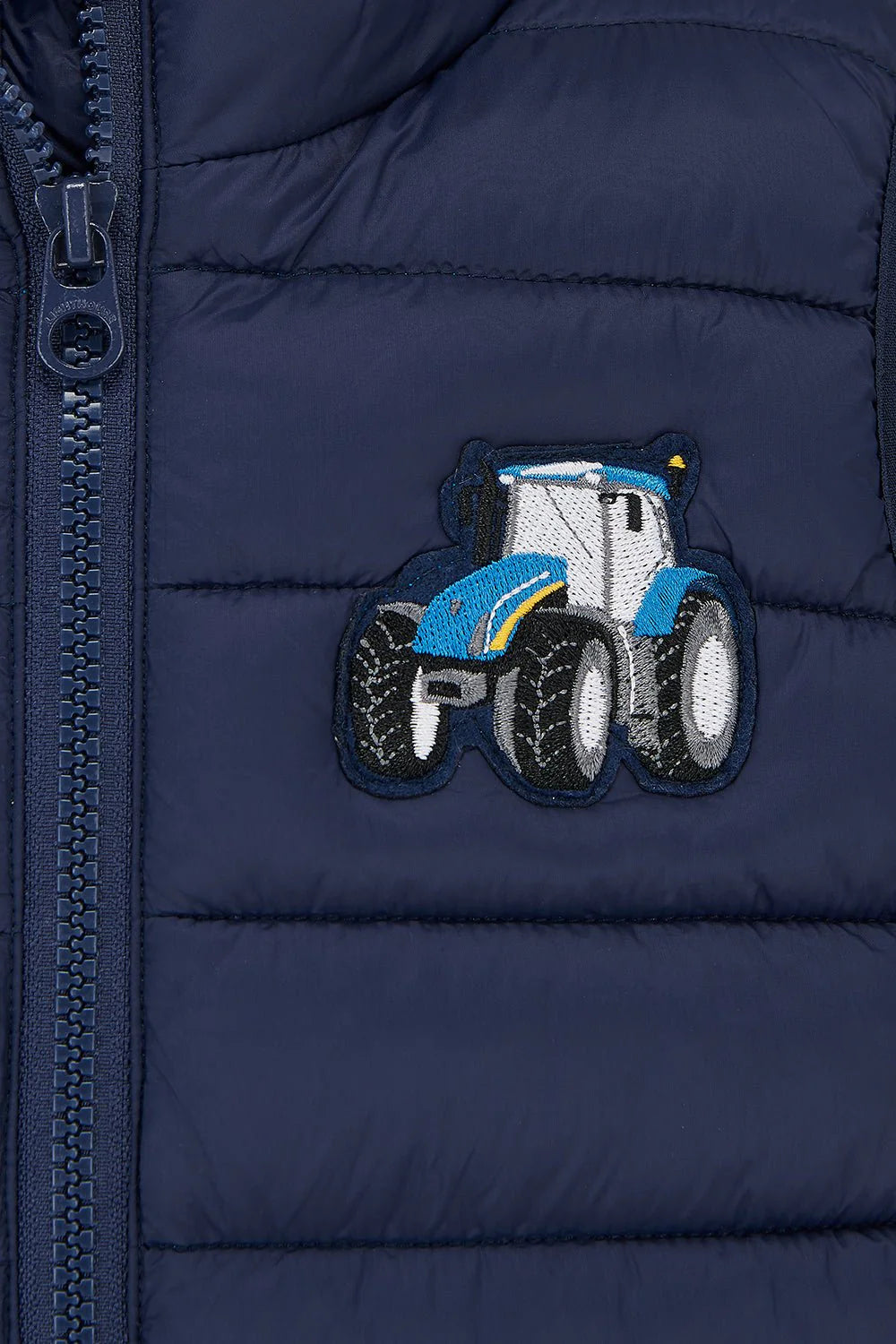ABEL PADDED GILET - BLUE TRACTOR
