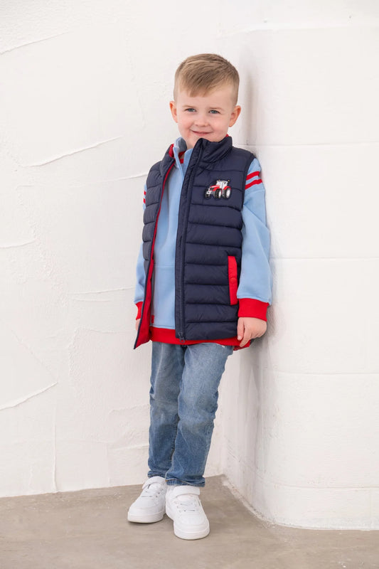 ABEL PADDED GILET - RED TRACTOR