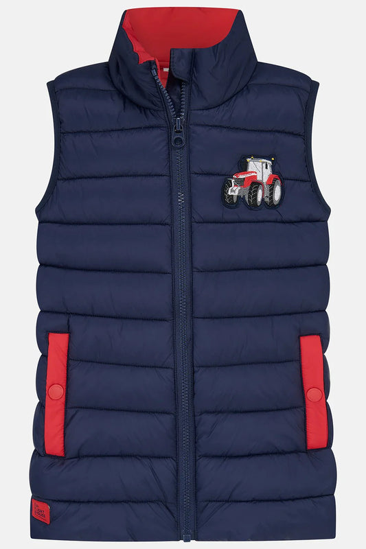 ABEL PADDED GILET - RED TRACTOR