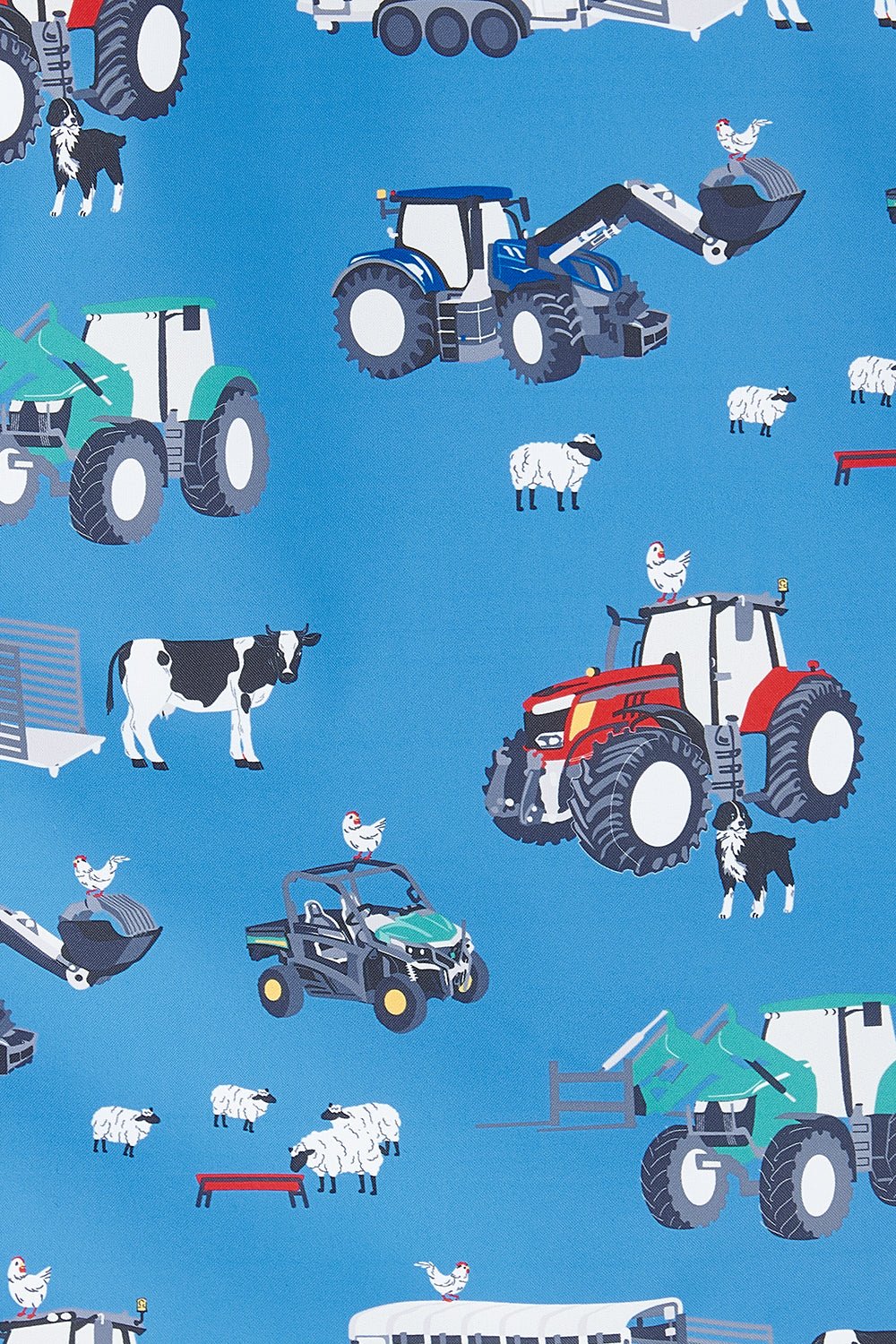 ALEX GILET - BLUE FARM PRINT