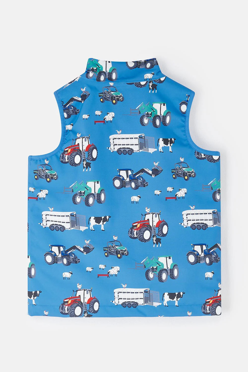 ALEX GILET - BLUE FARM PRINT