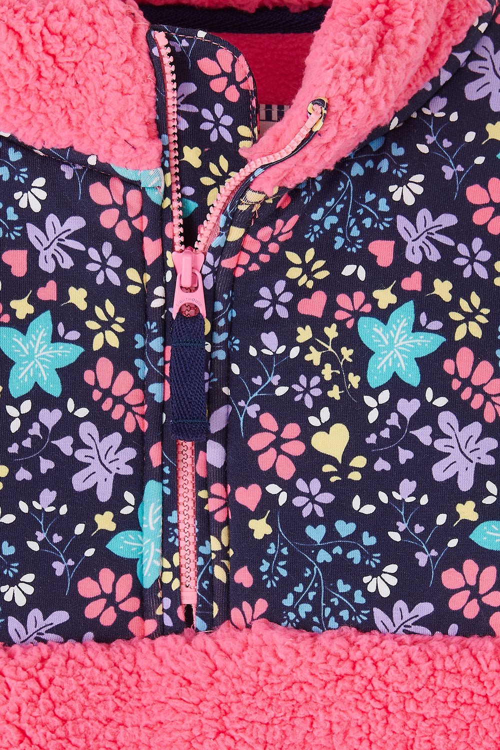 CASSIE FLEECE - PINK FLORAL