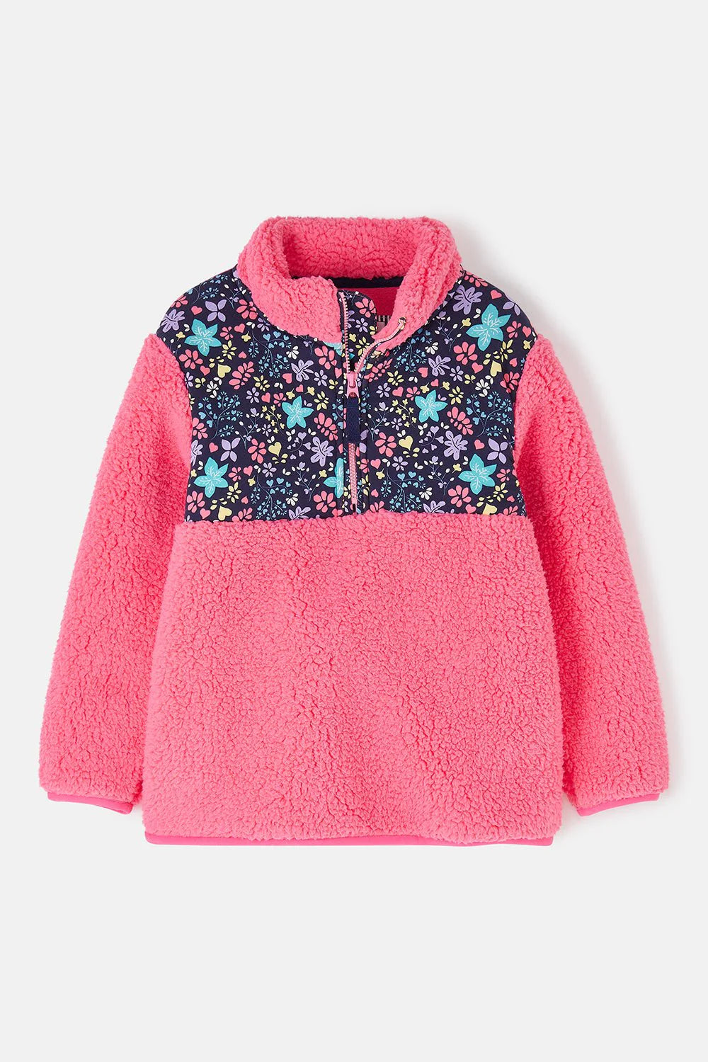 CASSIE FLEECE - PINK FLORAL