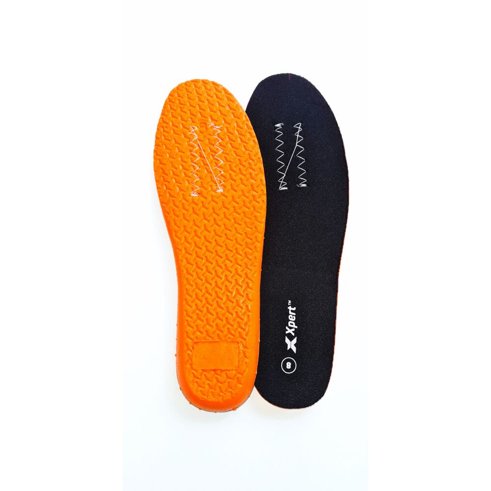 Xpert Shock Absorbing Polyurethane Work Insole- Black