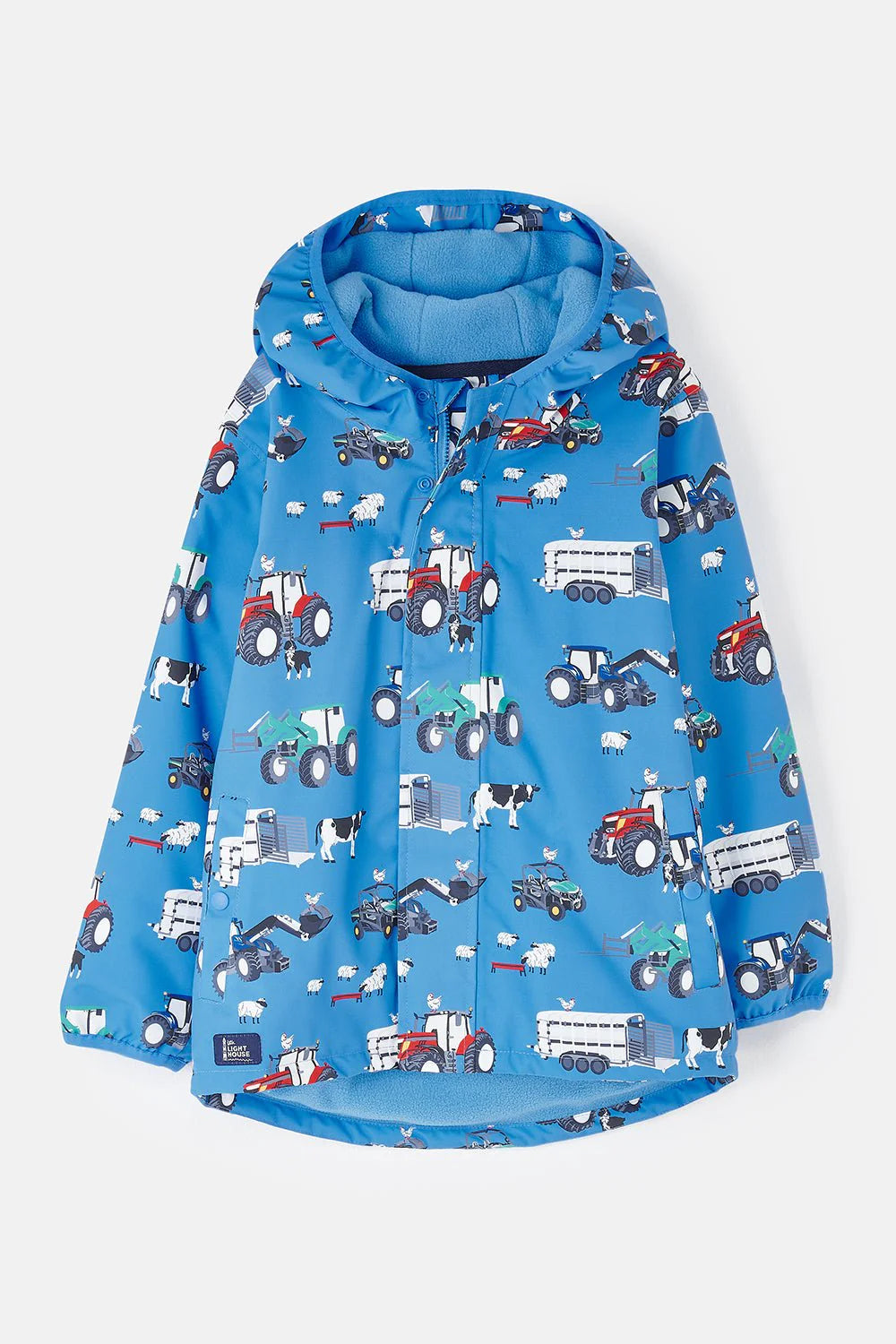FINLAY COAT - BLUE FARM PRINT