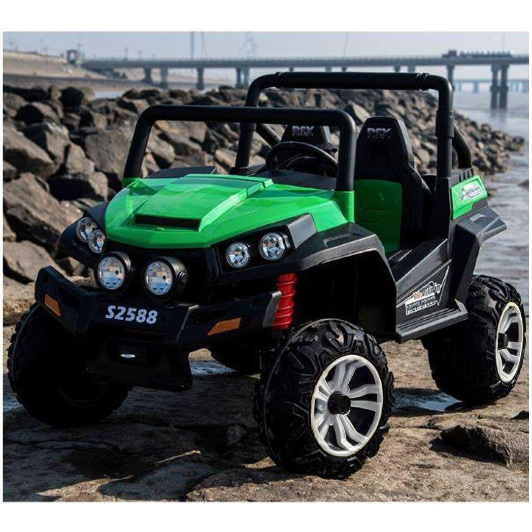 Ranch Wagon 24V Electric Ride On Buggy Green