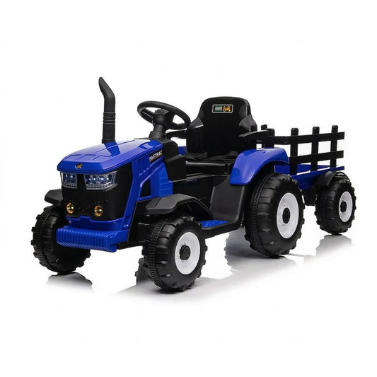 TURBO HARVEST 12V TRACTOR /TRAILER -BLUE