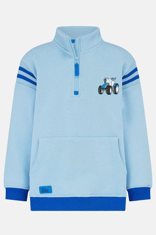 JONAH SWEATSHIRT - BLUE TRACTOR