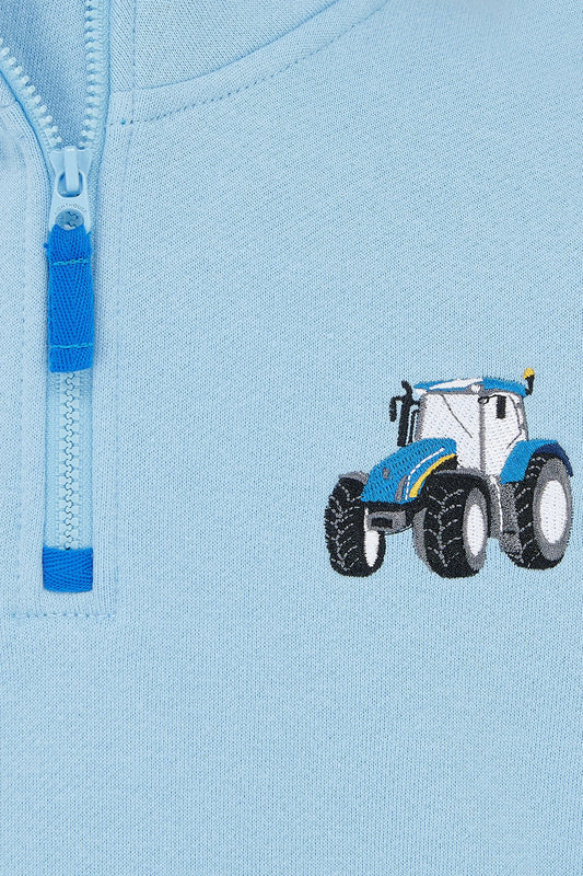 JONAH SWEATSHIRT - BLUE TRACTOR