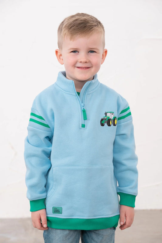 JONAH SWEATSHIRT - GREEN TRACTOR