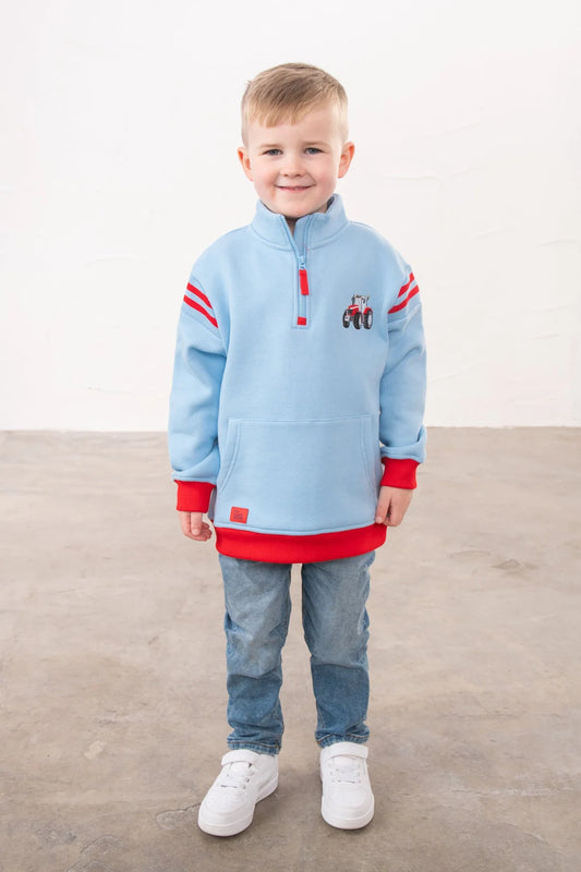 JONAH SWEATSHIRT - RED TRACTOR