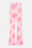 MOLLIE FLARED LEGGINGS- PINK FLOWER