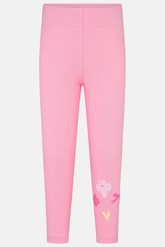MOLLIE LEGGINGS - FLURO HEART BOW