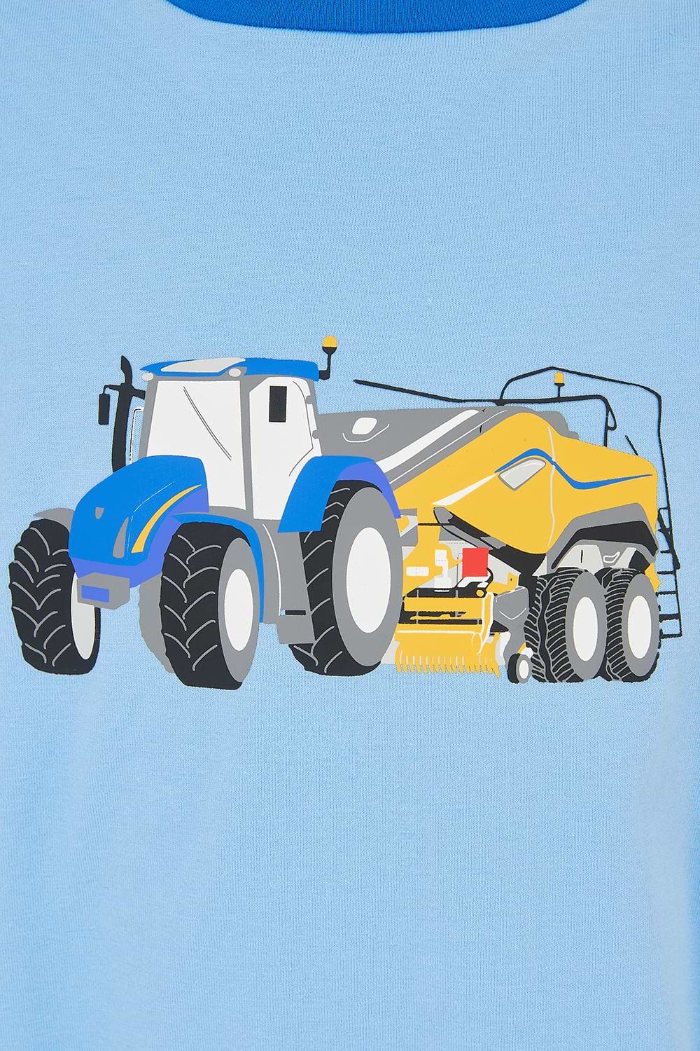 OLIVER SHORT SLEEVE TOP - BLUE BALER