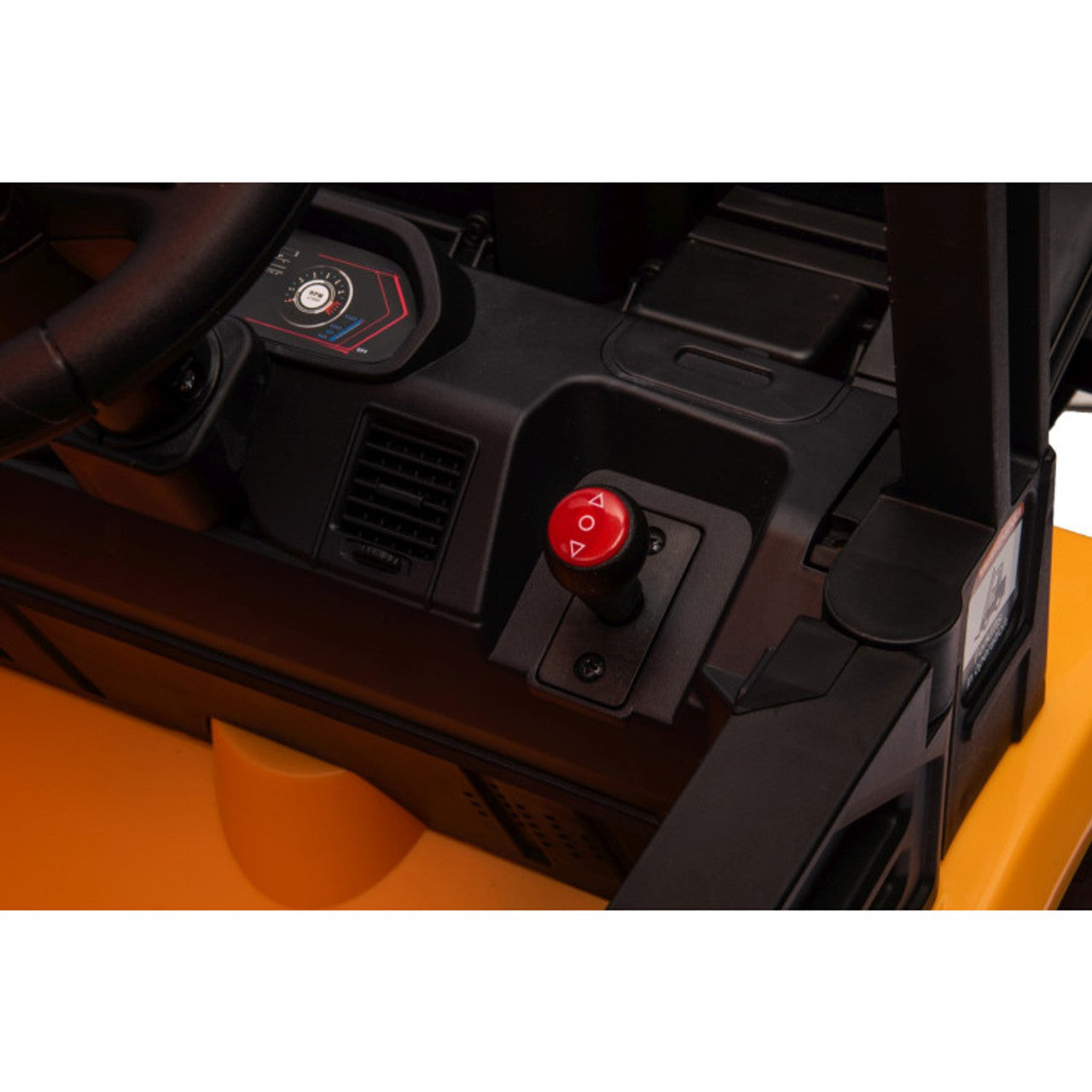 JCB Forklift 12V Electric Ride On Tractor - Yellow