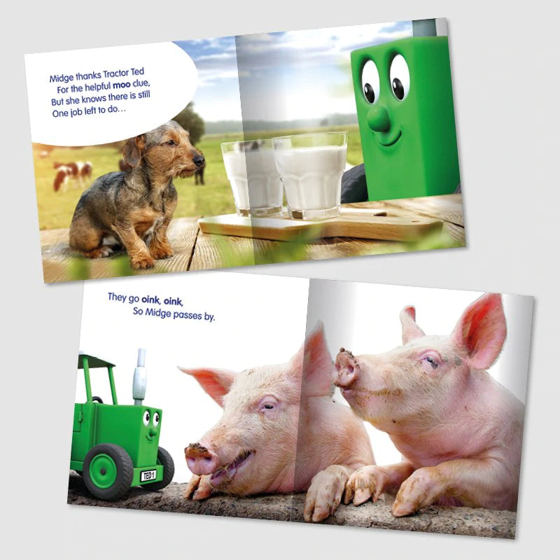 TRACTOR TED WHO GOES MOO STORYBOOK