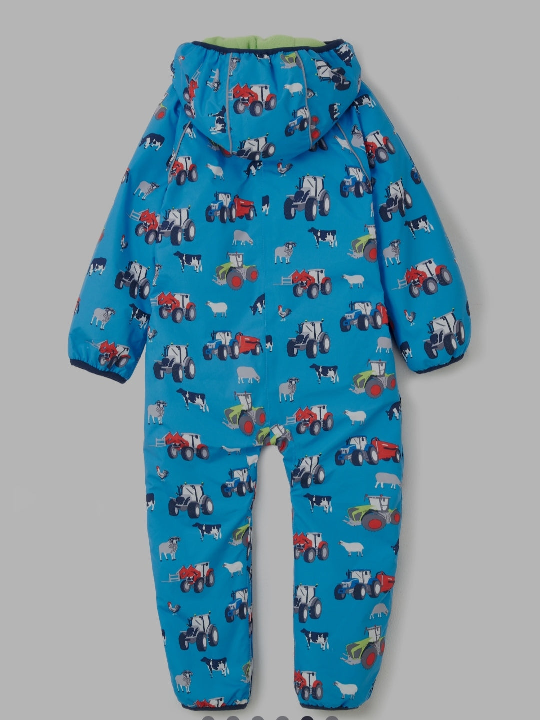Jamie Puddlesuit - Blue Farm Print