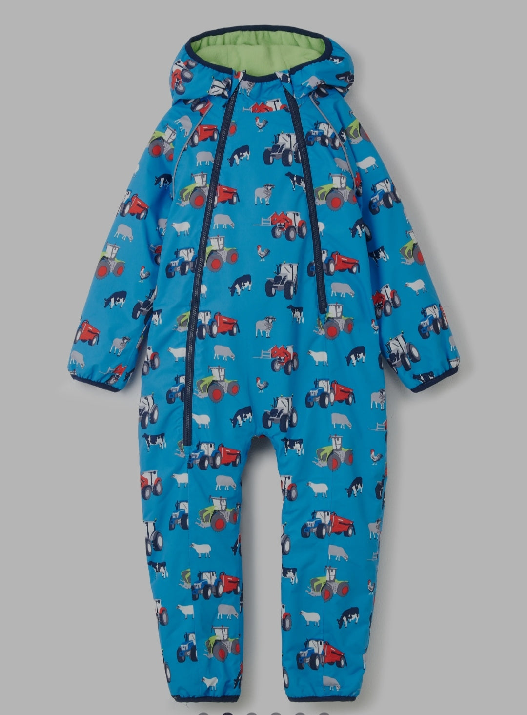 Jamie Puddlesuit - Blue Farm Print