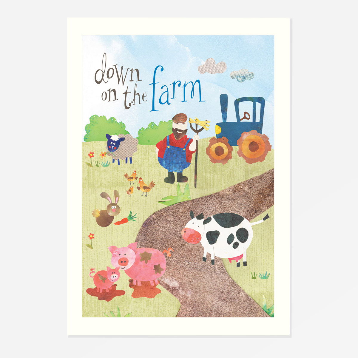 DOWN ON THE FARM PRINT