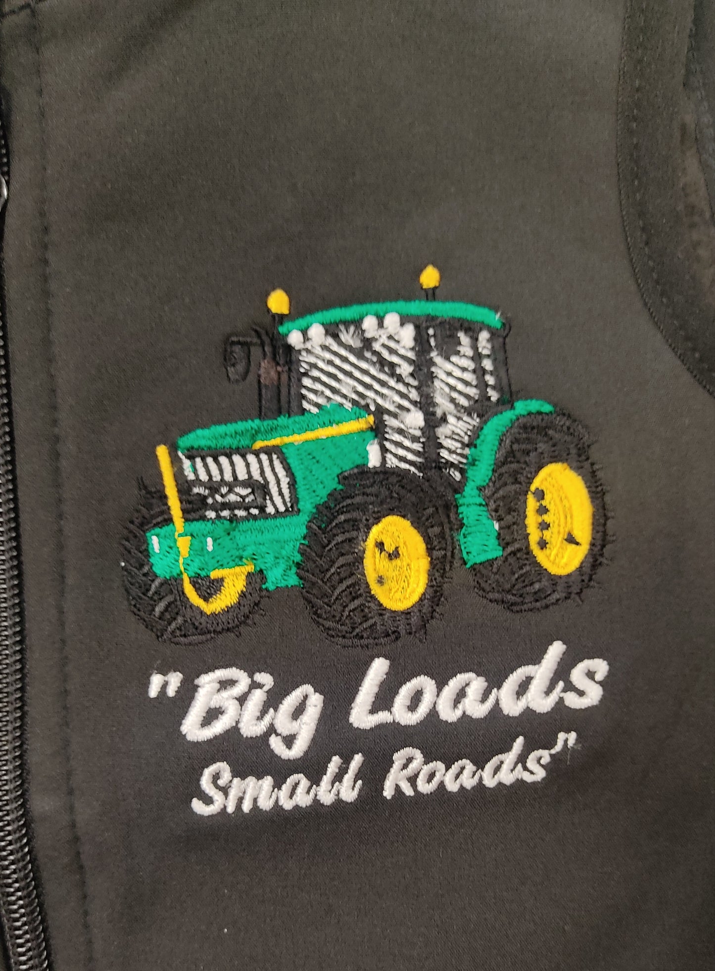 TRACTOR GREEN -SHELL BODYWARMER