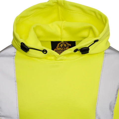 KIDS HOODY - HI VIS YELLOW