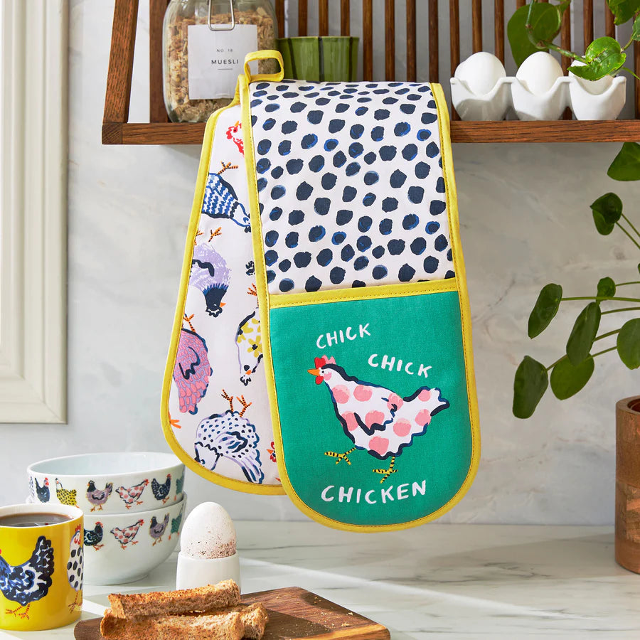 CHICK CHICKEN - DOUBLE OVEN GLOVE