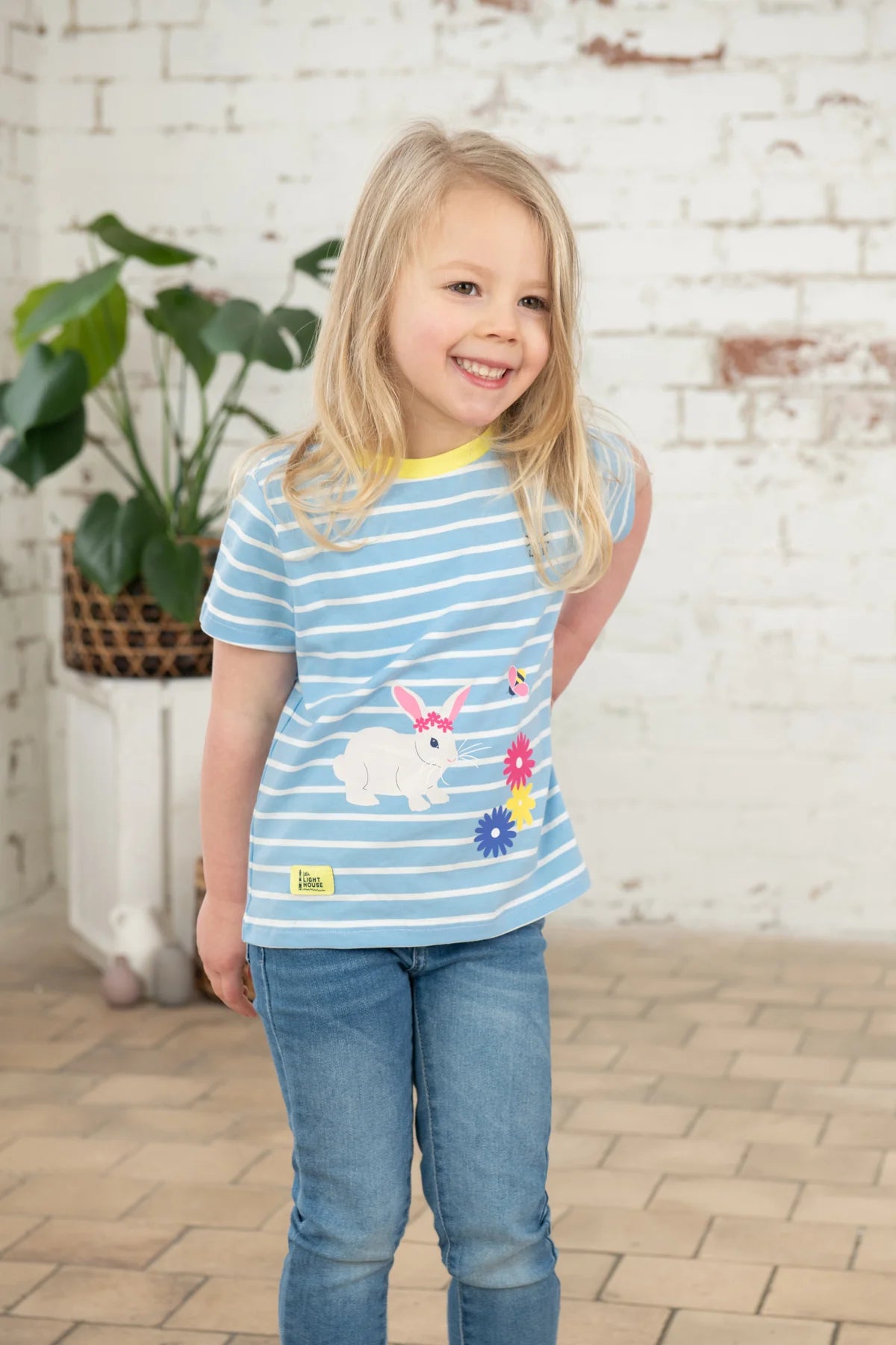 GIRLS BUNNY T -SHIRT