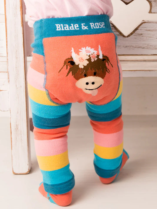 BLADE & ROSE - BONNIE HIGHLAND COW LEGGINGS