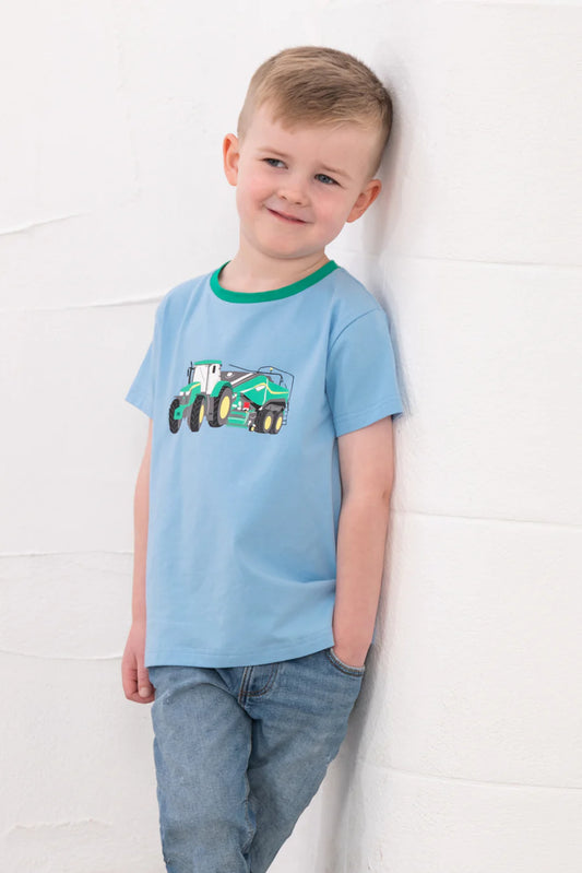 OLIVER SHORT SLEEVE TOP - GREEN BALER