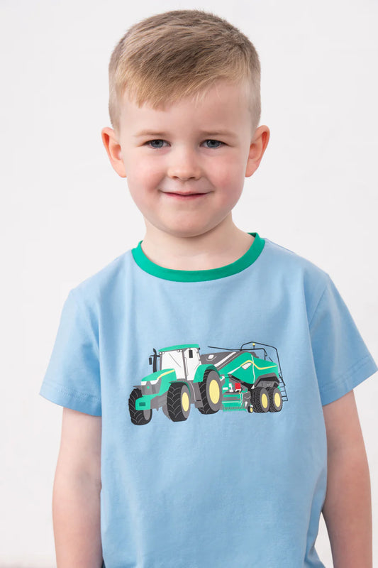 OLIVER SHORT SLEEVE TOP - GREEN BALER