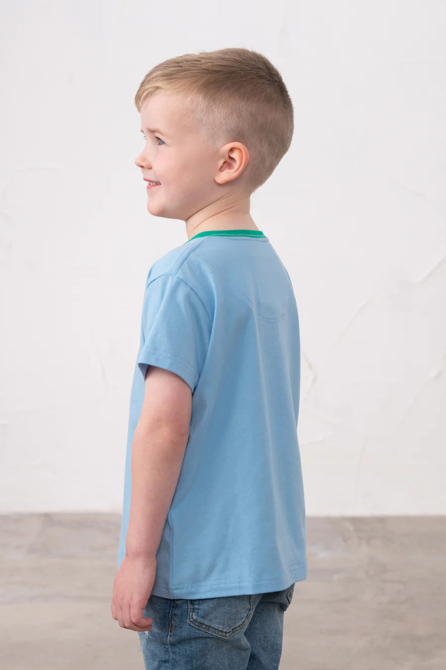 OLIVER SHORT SLEEVE TOP - GREEN BALER