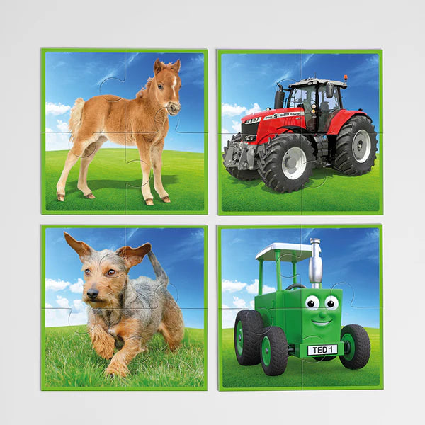 TRACTOR TED 5 FARM PUZZLES