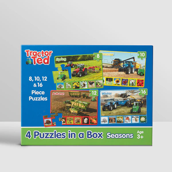 TRACTOR TED -4 PUZZLES IN A BOX