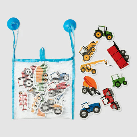 FARM MACHINE BATH STICKERS