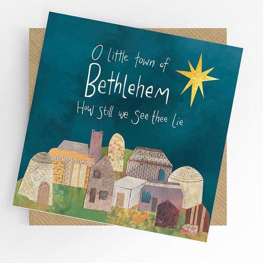 LITTLE TOWN OF BETHLEHEM- CHRISTMAS CARD