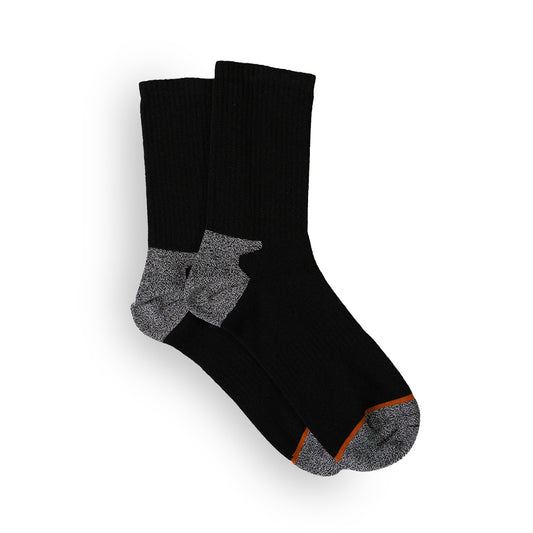 XPERT CORE CREW SOCK - 5 PACK BLACK