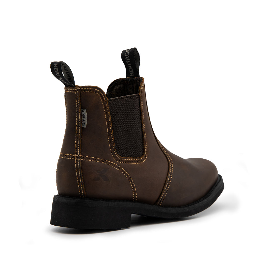 XPERT HERITAGE CHELSEA - NON SAFETY BOOTS BROWN